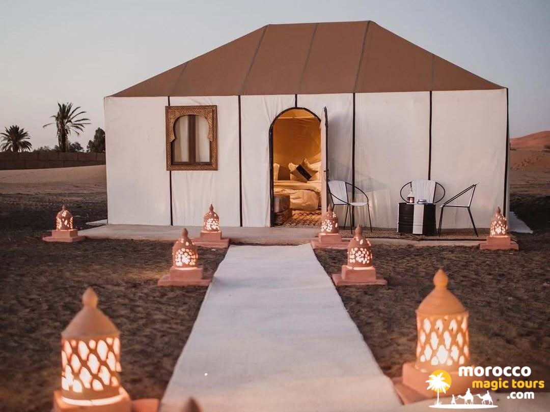 fes to marrakech desert tour 4 days luxury tent