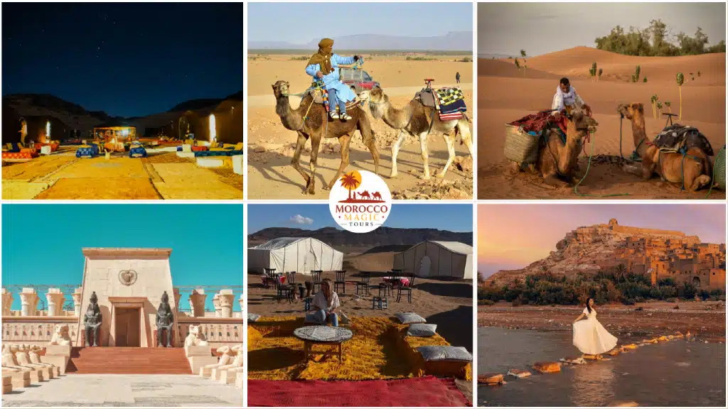 2 day desert tour from Marrakech to Zagora – camel ride, desert camp, and Aït Benhaddou kasbah at sunset