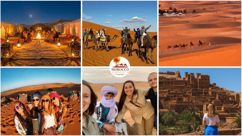 4 day desert tour from Marrakech to Merzouga – campfire night, camel caravan, and Aït Benhaddou kasbah