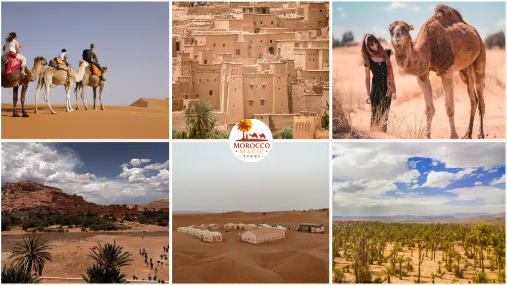 6 days tour from Marrakech – camel trek, Aït Benhaddou kasbah, and desert camp in the Sahara