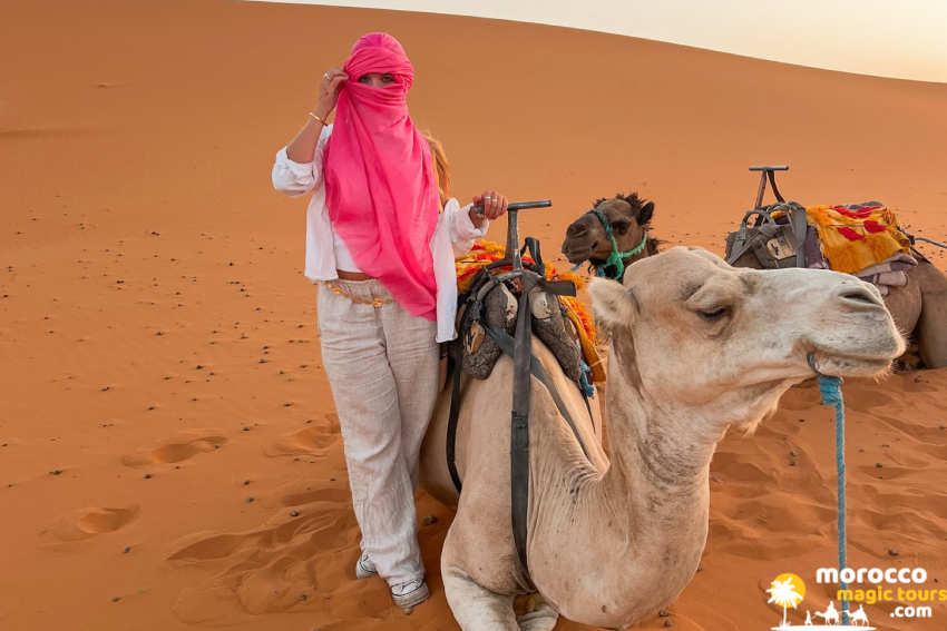 7 Days Tour Tangier – sunset camel trek at Erg Chebbi dunes