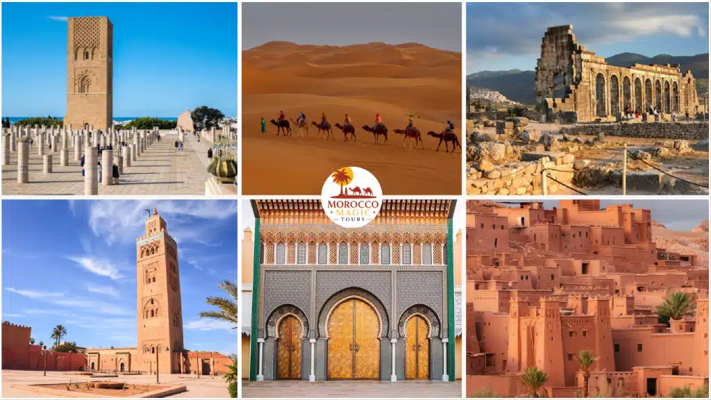 8 days from Casablanca desert tour – Hassan Tower, Merzouga dunes, and Ait Benhaddou kasbah