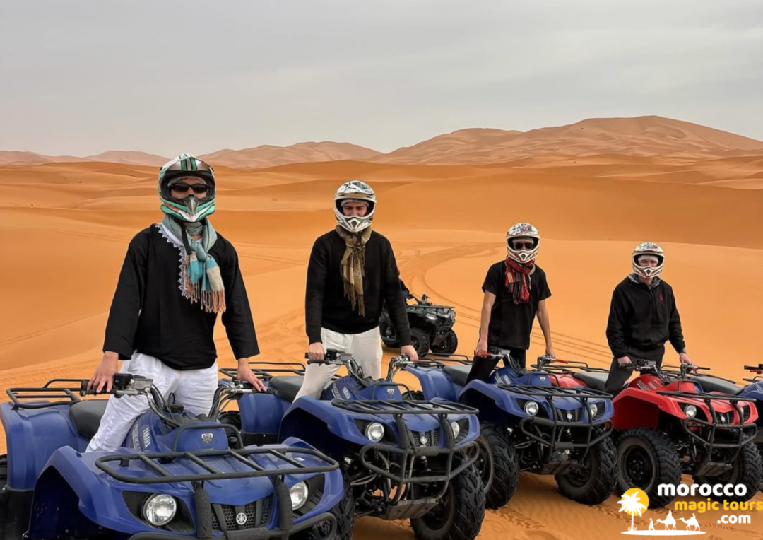 4x4 desert safari quad biking on Sahara Desert tour from Marrakech
